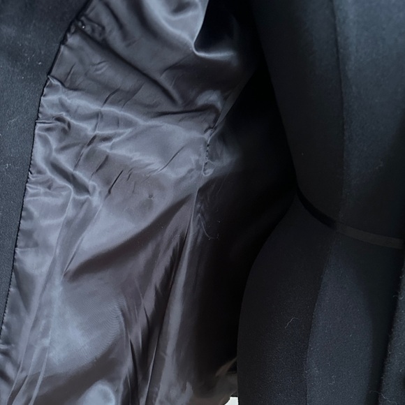 Esprit Women's Black Fur-Trimmed Hooded Coat - medium - Picture 6 of 16